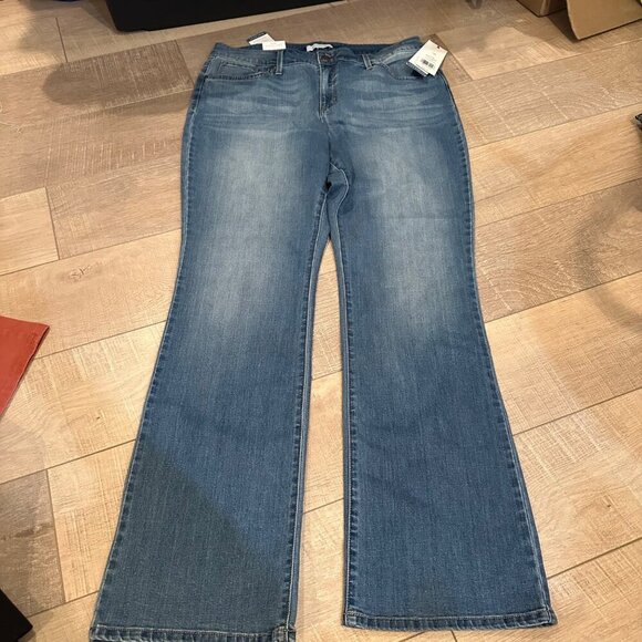 NEW DIRECTION WOMENS 14R BOOTCUT FLEX STRETCH  MIDRISE - Picture 2 of 12